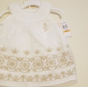 NWT Juicy Coutour dress with gold detail 12m